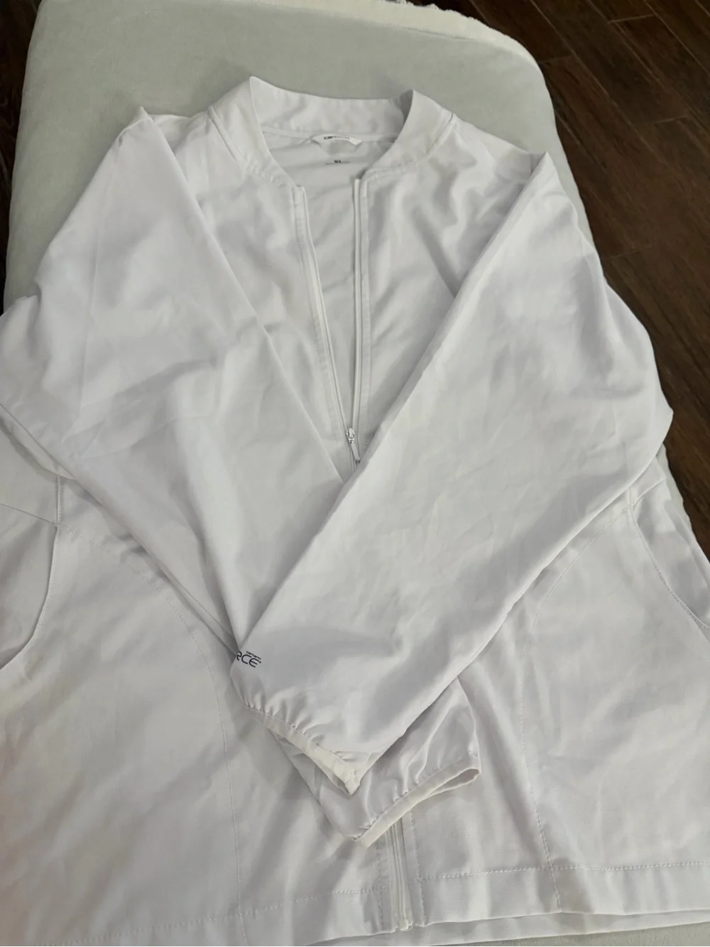 Carhartt White Lightweight Zip-Front Shirt Jacket